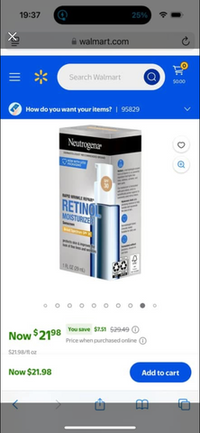 Retinol moisturiser - Lee