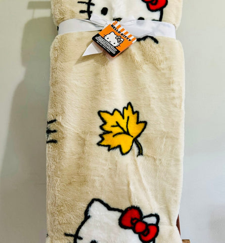 Fall Season Faux Throw Hello Kitty