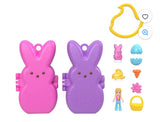 Polly Pocket x PEEPS, Dolls & 2 Playsets with 6 Themed Acc