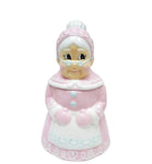 Mrs. Claus' Bakery Pink Mrs. Claus Cookie Jar