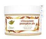 Cinnamon Pumpkin Pie Dove Exfoliating Scrub In Stock Now