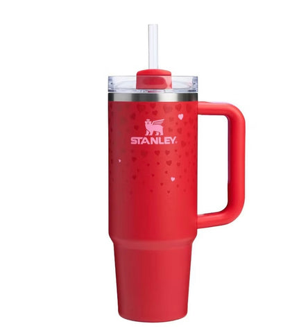 Stanley 30oz H2.0 Flowstate Quencher Tumbler - Valentine's Day Red