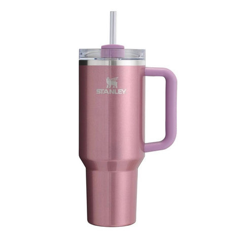 Stanley 40 oz Stainless Steel H2.0 FlowState Quencher Tumbler Mauve Shimmer
