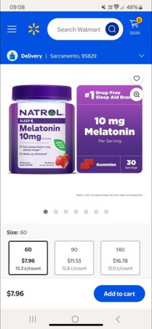 Natrol 140 pack 10mg