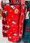 Red Snoopy Christmas Throw In Stock Now