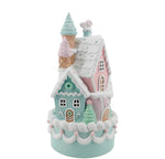 Mrs. Claus' Bakery Ice Cream & Cake LED Castle, 14"