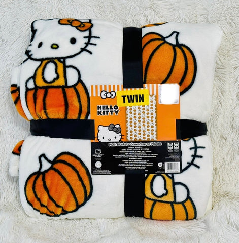 Pumpkin Season Blanket, Twin Size