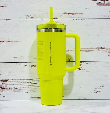 Stanley Starbucks Lime Green Limited Edition 40oz Quencher