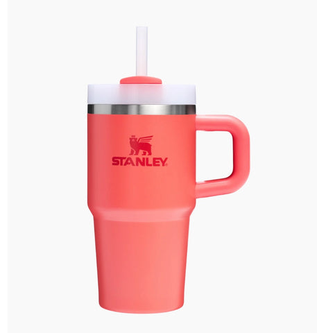 Stanley Quencher With Handle 20oz Hot Coral