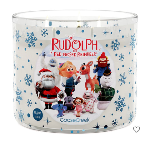 Rudolph The Red Nosed Reindeer Goosecreek 3 Wick Candle