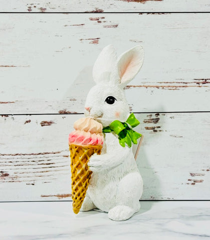 Easter Bunny with Ice Cream