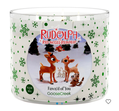 Rudolph The Red Nosed Reindeer - Fawn’d of You Goosecreek 3 Wick Candle