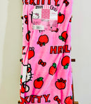 Hello Kitty Apple Strawberry Pink Cloud Throw