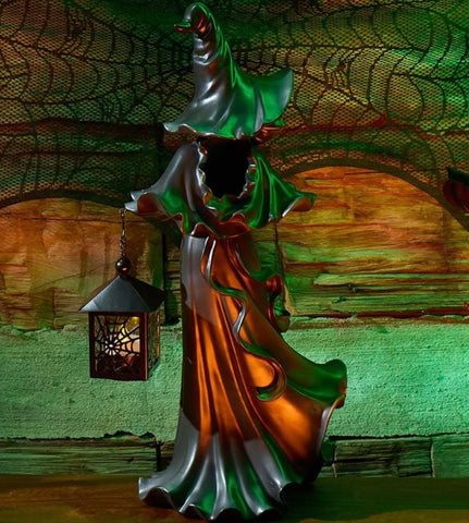 Witch with LED Lantern by Cracker Barrell