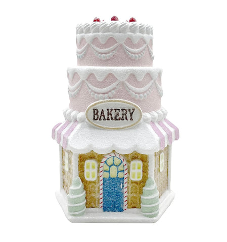 Mrs. Claus' Bakery Gingerbread Bakery Shop Decor, 6.5"