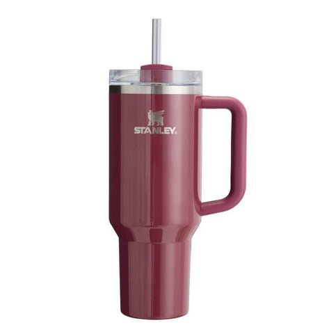 Stanley 40 oz Stainless Steel H2.0 FlowState Quencher Tumbler Cherry Mocha