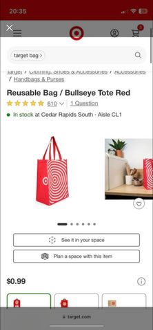 Jenny Target order (3 items)