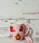 Ombre Gingerbread House Mug