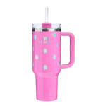 Stanley 40oz H2.0 FlowState Quencher Tumbler Sour Popsicle Pink Starburst