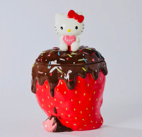 Hello Kitty Strawberry Cookie Jar