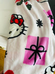 Hello Kitty Light Pink Christmas Throw