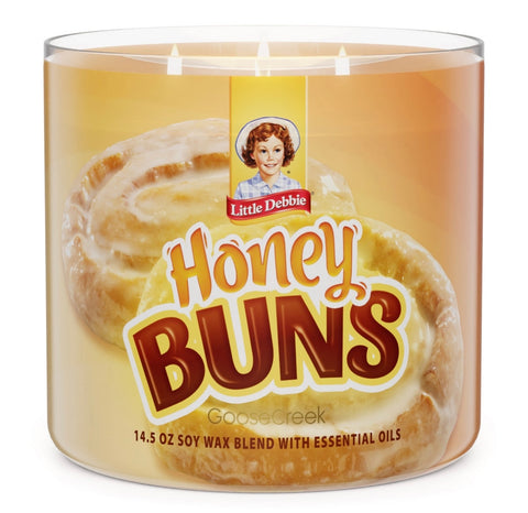 Honey Buns Little Debbie Goosecreek 3 Wick Candle