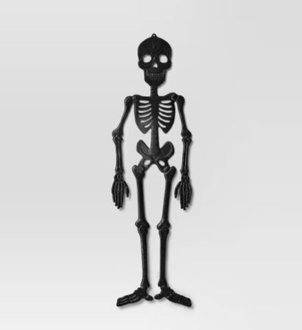 59" Jointed Skeleton Black