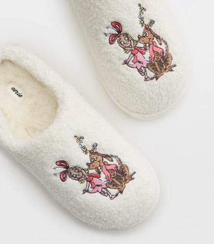 American Eagle Sherpa Scuff Slippers