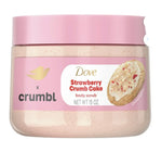 Dove Crumbl Strawberry Crumb Cake Scrub, 15oz