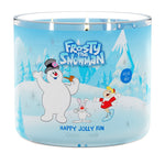 Frosty The Snowman Happy Jolly Fun Goosecreek 3 Wick Candle