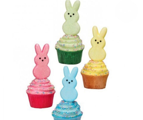 Glittered Bunny Peep Cupcakes In Stock Now