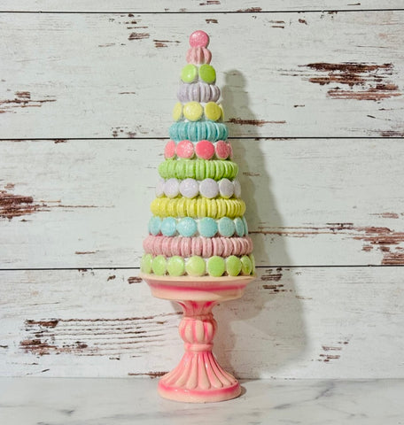 Pastel Colour Macaron Tree Cake Stand