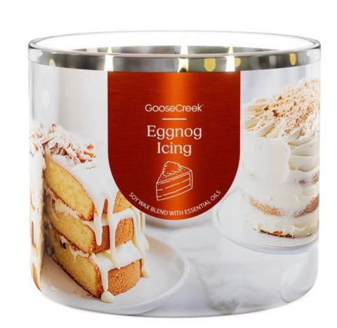 Eggnog Icing Goosecreek 3 Wick Candle