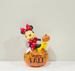 Happy Fall Minnie Mouse Figurine