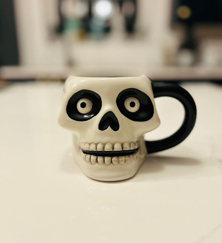Skeleton 3D Halloween Mug In Stock Now